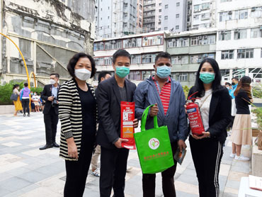 Distribution of Fire Extinguishers and Fire Blankets to Residents Living in Old Tenement Buildings in Yau Tsim Mong District  1 