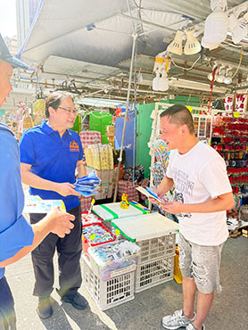 Fire Prevention Publicity and Education for Food Stalls in Fa Yuen Street 2 