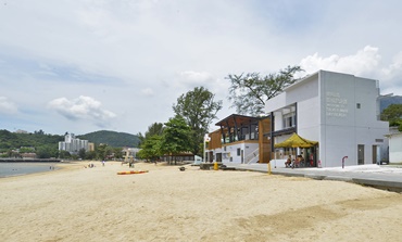 Improvement works at Silvermine Bay Beach, Mui Wo, Lantau Island