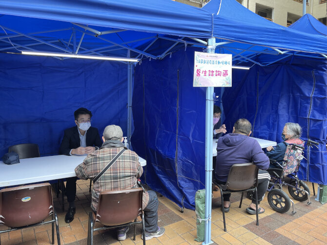 Sha Tin District Office sets up Mobile Vaccination Station at Sha Kok Estate, Sha Tin3