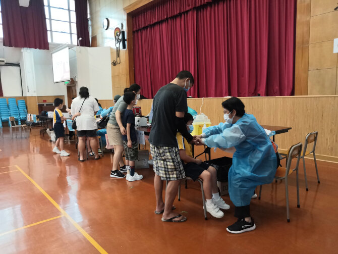 COVID-19 Vaccination Activities in Wong Tai Sin District 5 