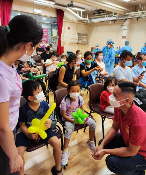 COVID-19 Vaccination Activities in Wong Tai Sin District 3