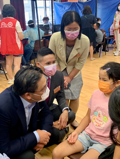 COVID-19 Vaccination Activity and Voluntary Services Presentation Ceremony in Wong Tai Sin District 5