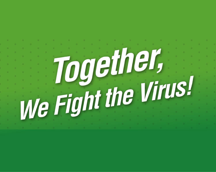Together, we fight the virus